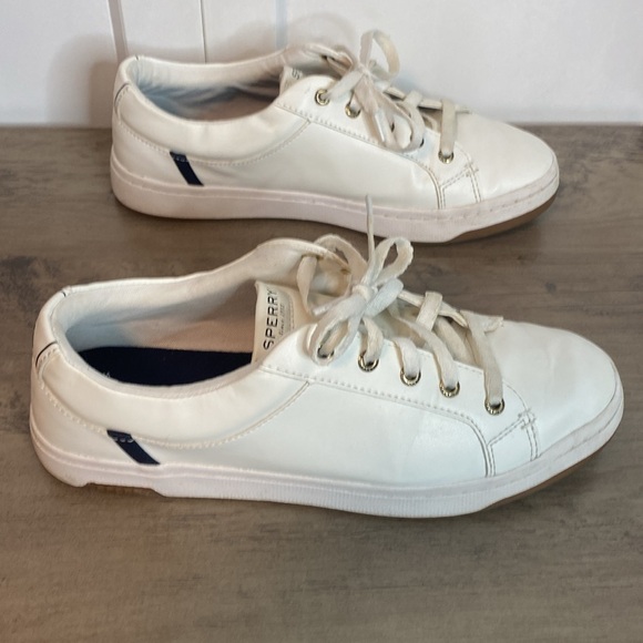 Sperry White Casual Sneakers - Lace up - US 8.5 - Picture 5 of 7
